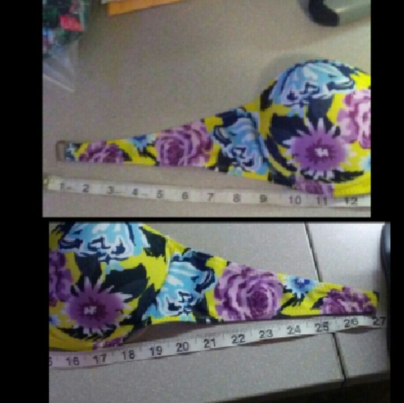 Adorable Floral High Waist Bikinis - Picture 3 of 4