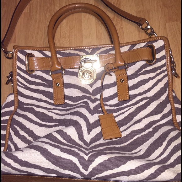 Michael KORS Authentic Large Zebra Hamilton.