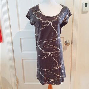 T Shirt Dress Lightning Graphic