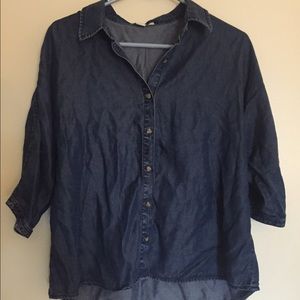 Denim blouse