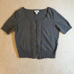 Gray size medium loft cardigan