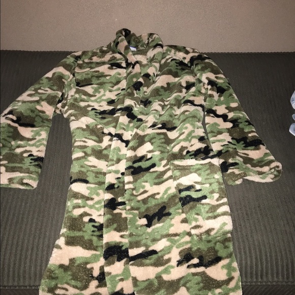 Boys camp robe.