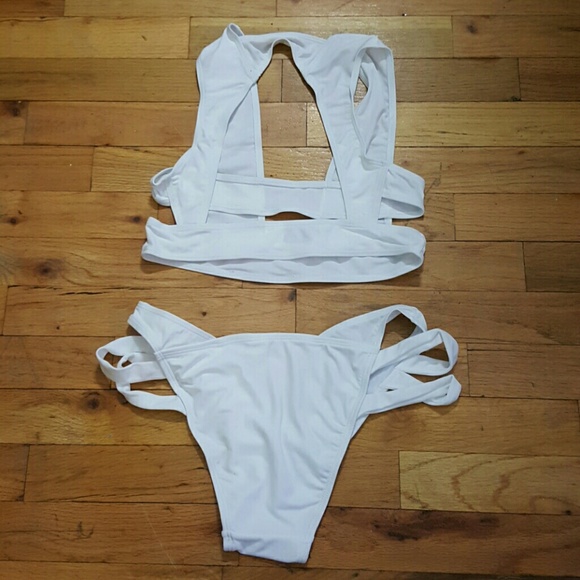 New Strappy Women Push Up Bikini Set swimsuit - Picture 3 of 4