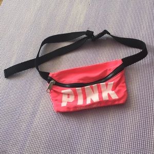 Bright pink VS PINK fanny pack