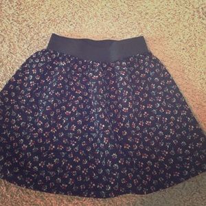 Floral printed skirt