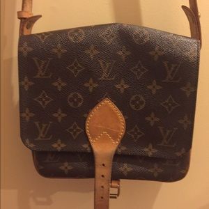 Vintage Authentic monogram cross body bag
