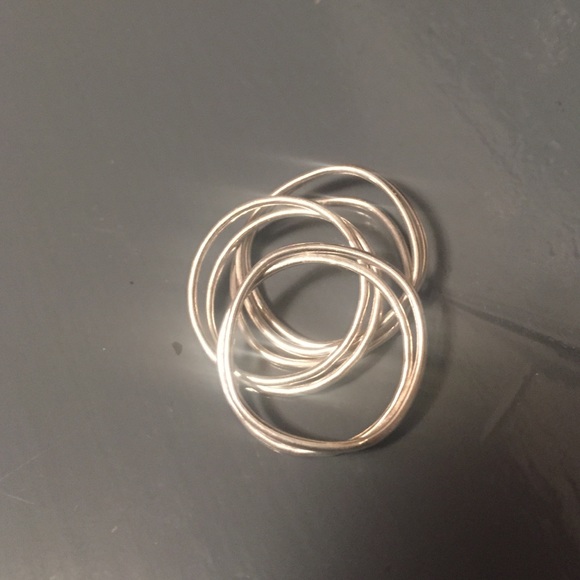 Silver Stackable Ring Set - Picture 2 of 3