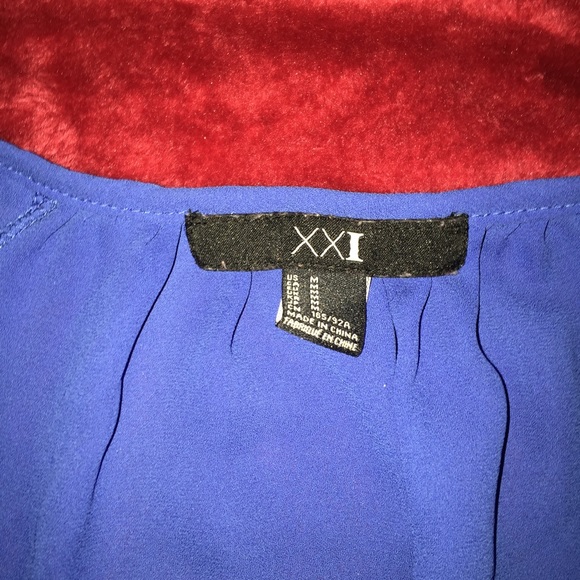Forever21 Royal Blue Top