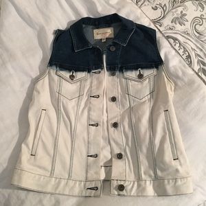 Ombré Denim Vest