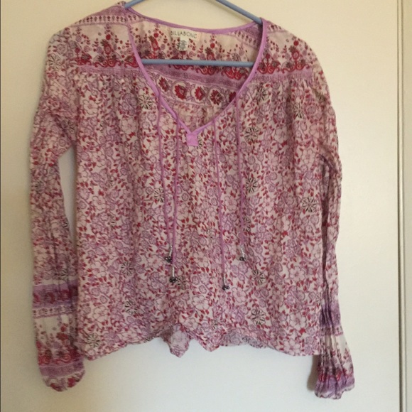 Pacsun hippie patterned blouse