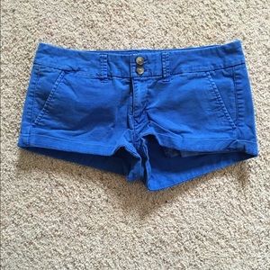 Blue shorts