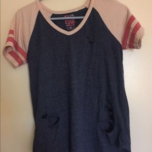 nollie ripped baseball tee