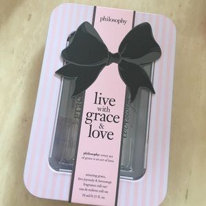 Philosophy rollerball live with grace and love set