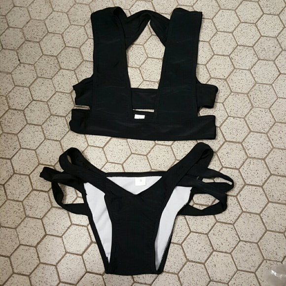 New Strappy Women Push Up Bikini Set swimsuit - Picture 3 of 7