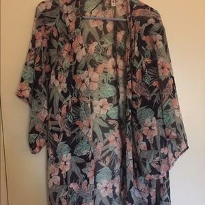 bright flowery kimono