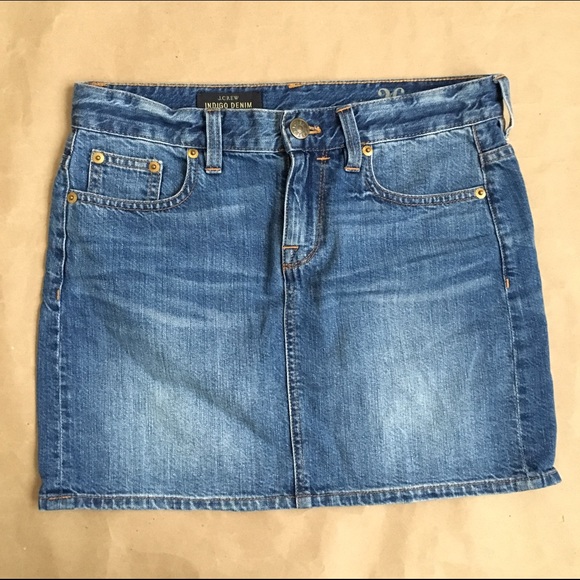 J. Crew Dresses & Skirts - J.Crew Denim / Jean Mini Skirt