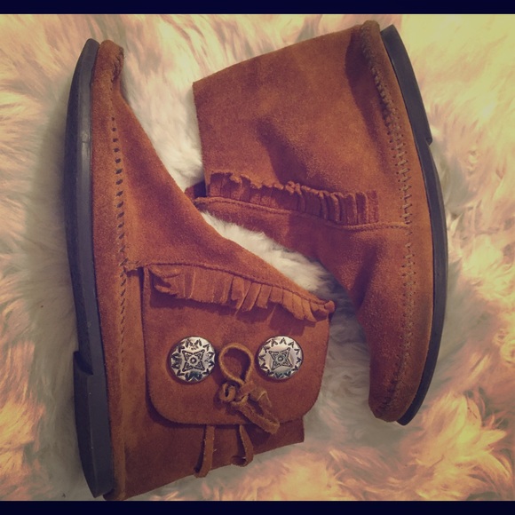 Suede moccasins-like new! Festival Season🌻