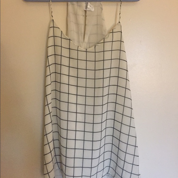 grid tank top/dress