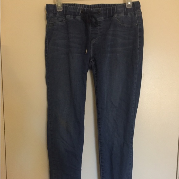 Women's denim joggers