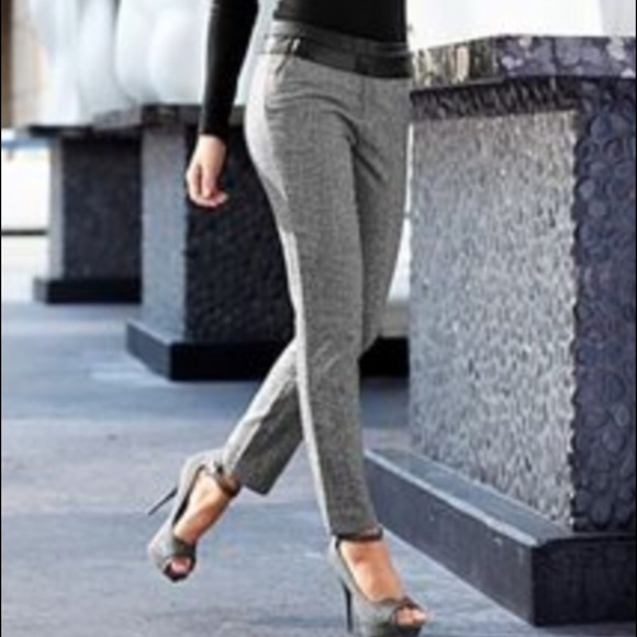 Black/Gray Ankle Pant