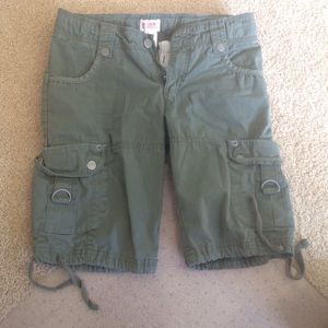 Army green shorts!