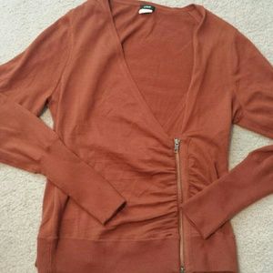 J crew zip up sweater.