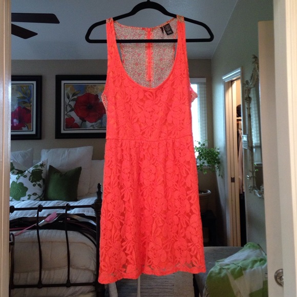 Fire Los Angeles orange Lace Mini