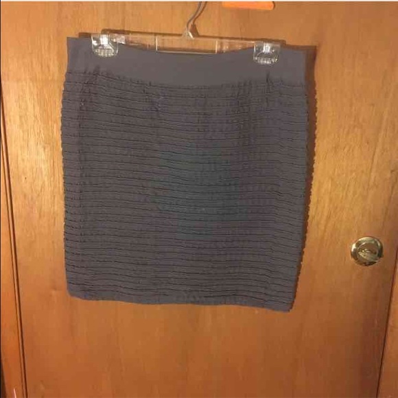 Forever 21 Grey Ribbed Skirt