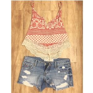 Hollister shorts size 0