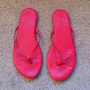 Red Old Navy Flip Flops
