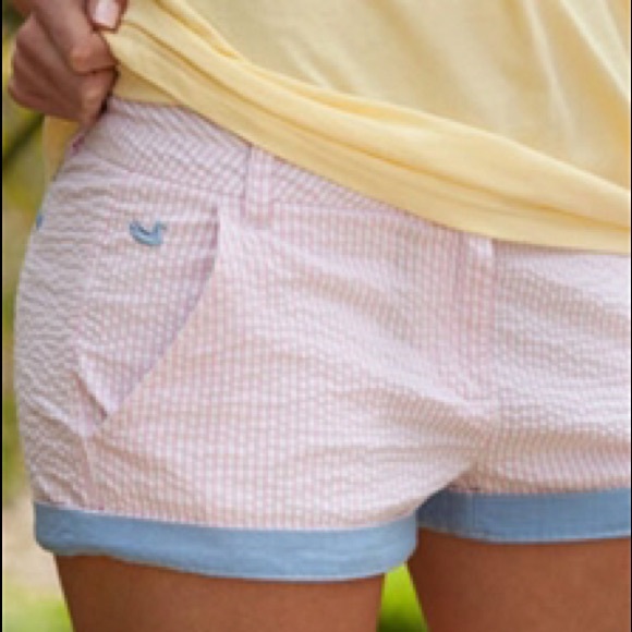 NWT Southern Marsh seersucker shorts