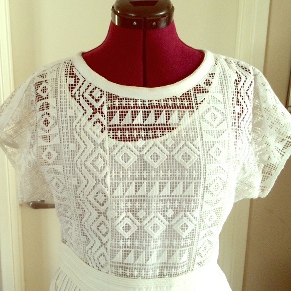White Madewell dress, size 6