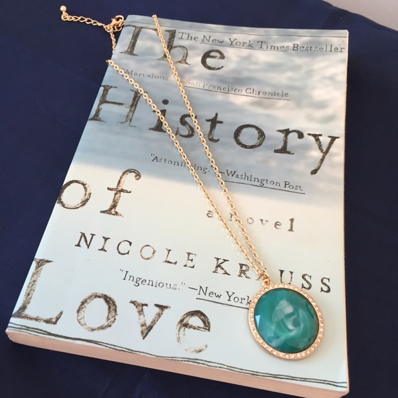 Shop the Moon Jewelry - Turquoise Round 'Marble' Necklace