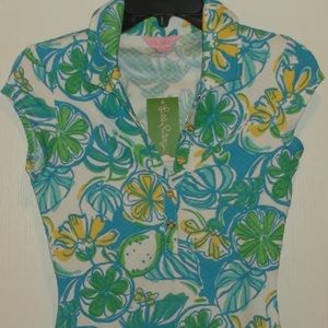 Lilly Pulitzer Polo Dress shirt dress XS NWT