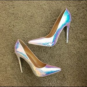 Holographic Stiletto Heels