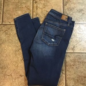 AEO destroyed skinny  jegging Size 10R
