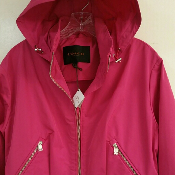 Coach Zip Hooded xs pre owned worn one xs run big