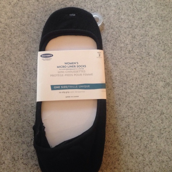 Black micro liner socks- 2 pair pack.