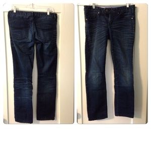 Gap 1969 super dark wash "real straight" jeans