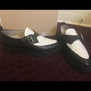 Michael Kors leather loafers