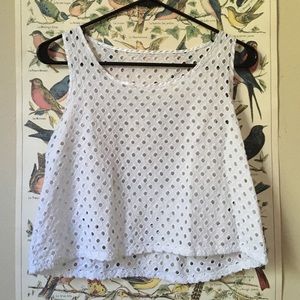 White Crop Top ♡ Boutique