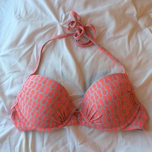 Pineapple Print Push-up Bikini Top