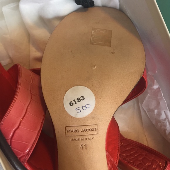 Marc Jacobs - Red Slide Croc from Fred Segal - Picture 3 of 4