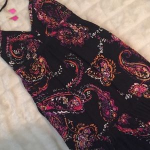 Paisley maxi dress