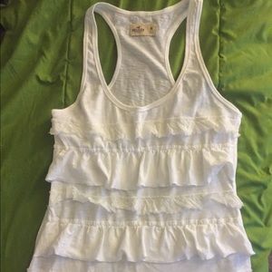 Hollister Tank top with ruffles