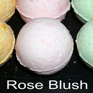 Handmade Bath Bombs (Rose Blush Scent)