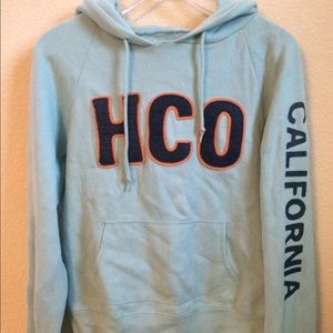 Hollister blue hoodie