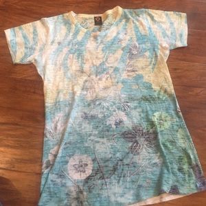 OJAI Burnout Tropical T Shirt Made in USA