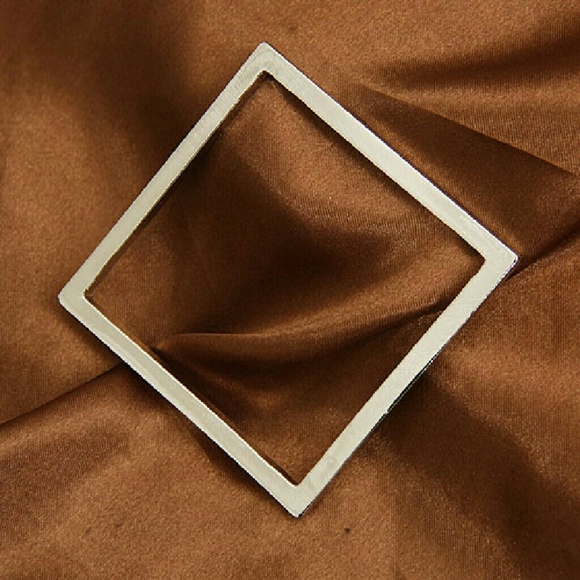 Silver Square Alloy Bracelet