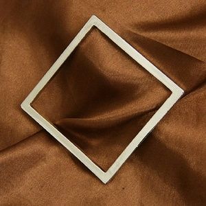 Silver Square Alloy Bracelet